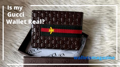 how to tell if gucci wallet is real|how to authenticate gucci wallet.